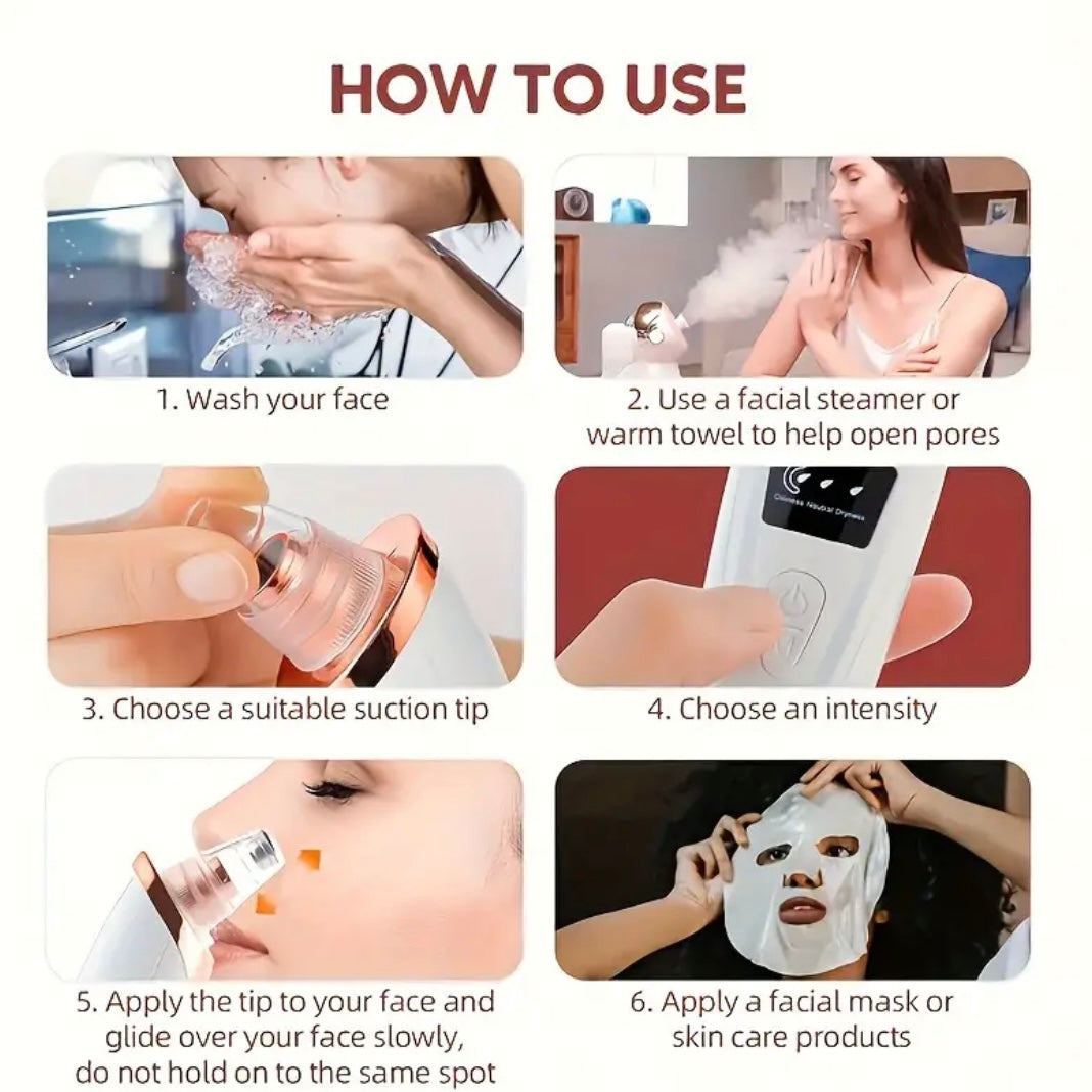 Black head removal facial vacuum | Dreamscape