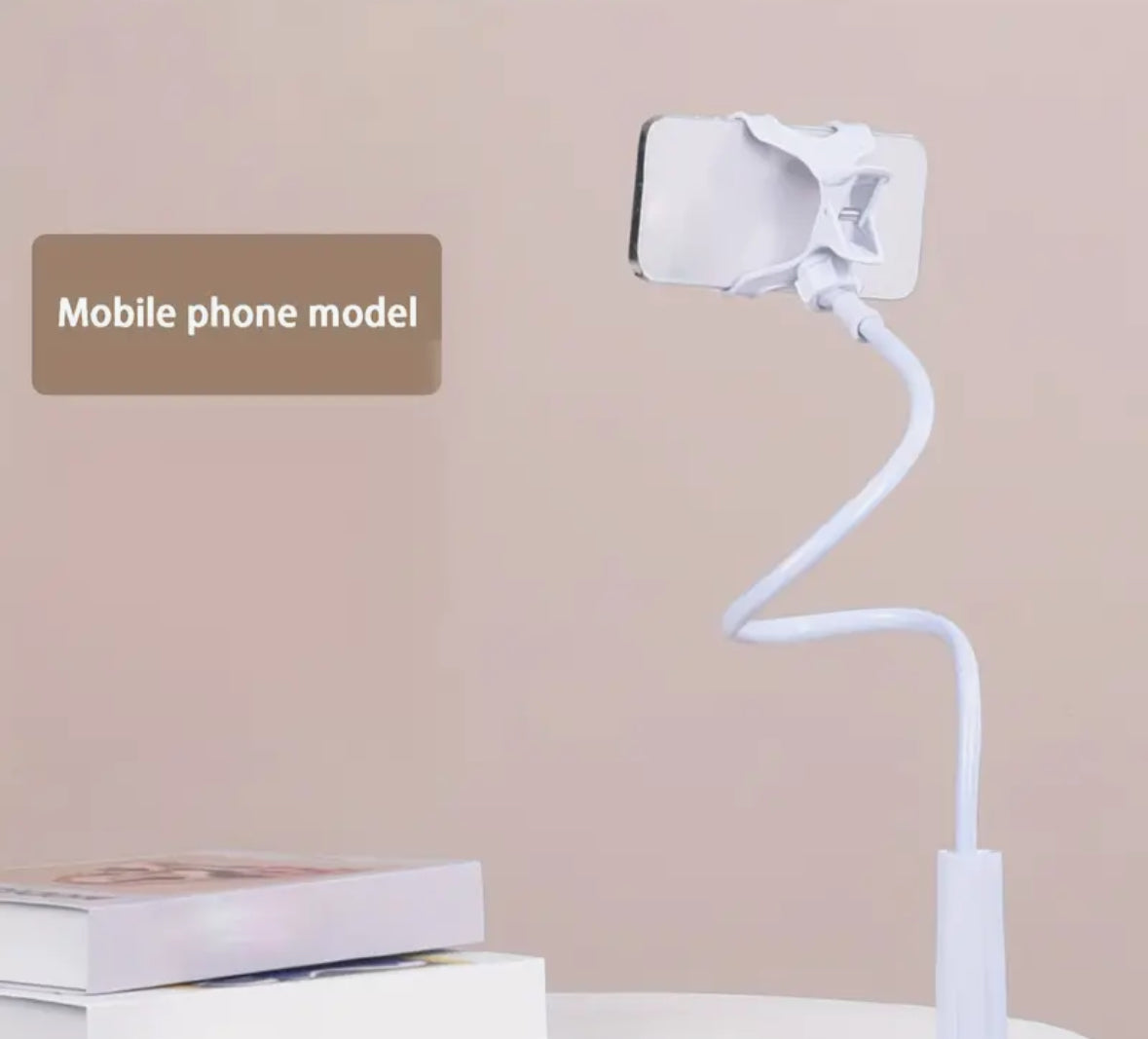 Flexible phone holder clamp and stand