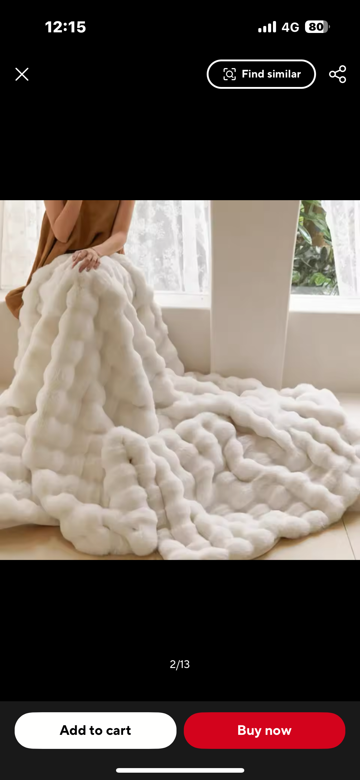 Thickened Faux Rabbit Fur Blanket | Dreamscape