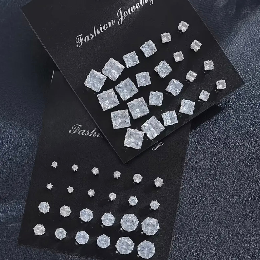 Multi shaped stud earrings set | Dreamscape