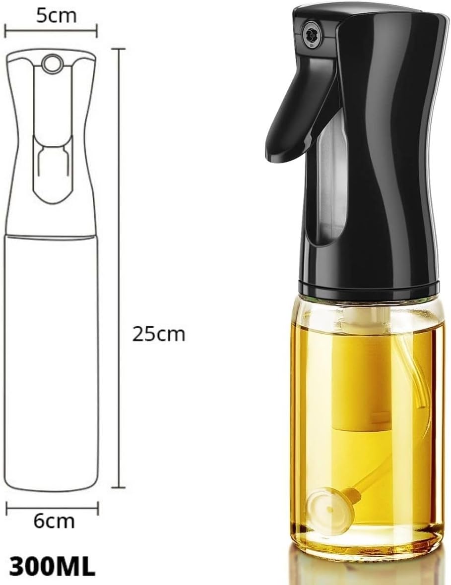Multi-Purpose Glass Bottle Sprayer – Ideal for Dispensing Oil, Lemon Juice, Vinegar, and Gravy with Precision