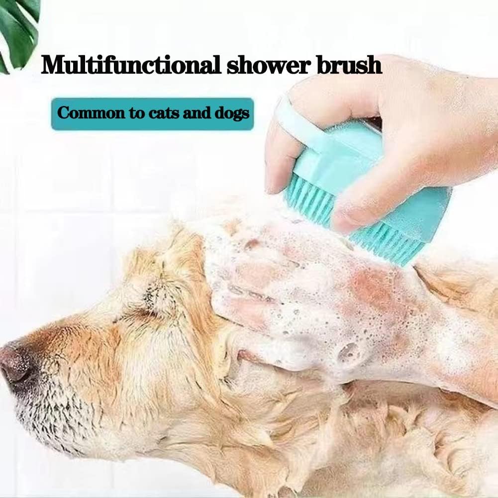 Silicone pet grooming brush with | Dreamscape