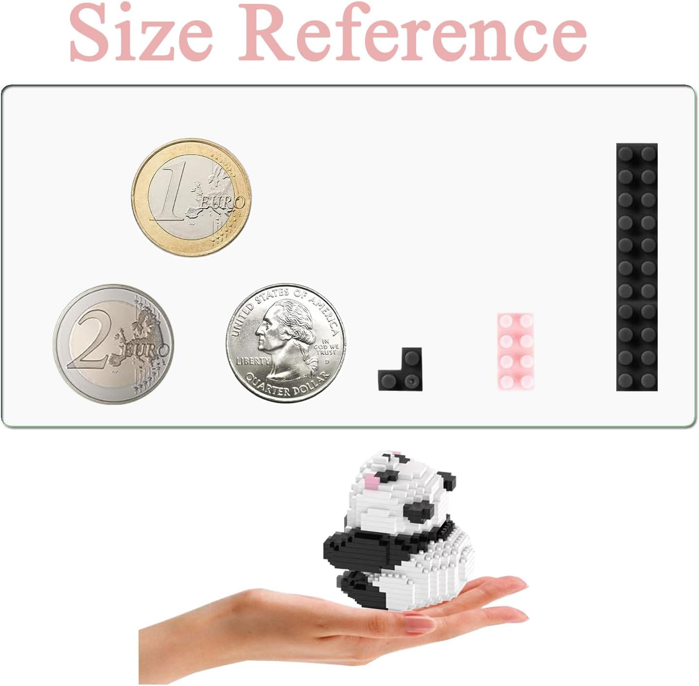 983 PCS Panda Mini Set  Mini Panda Building Toy Bricks | Dreamscape