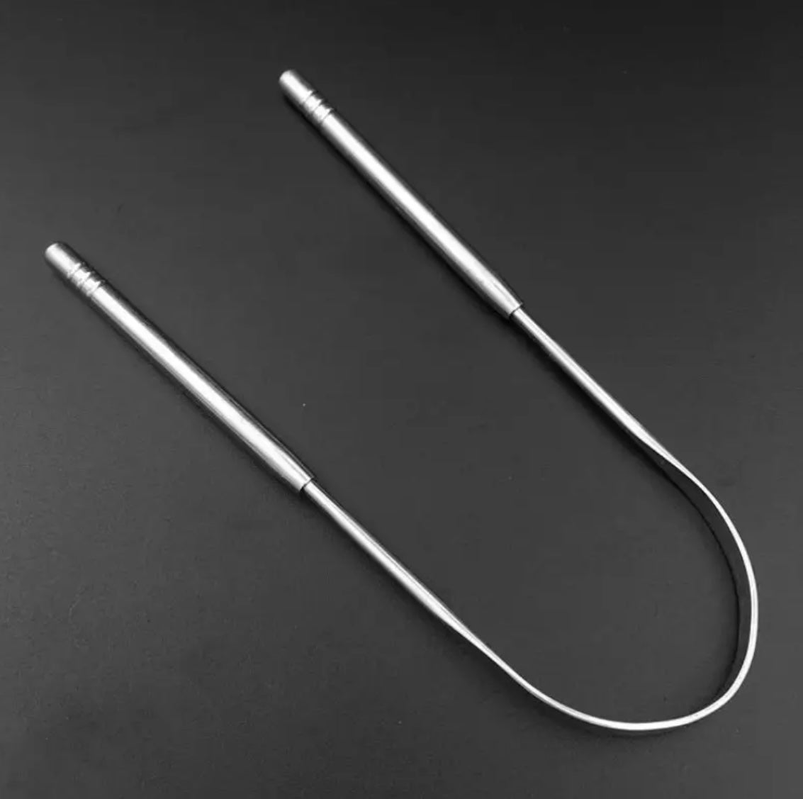 Stainless steel tongue scrapper oral care set | Dreamscape