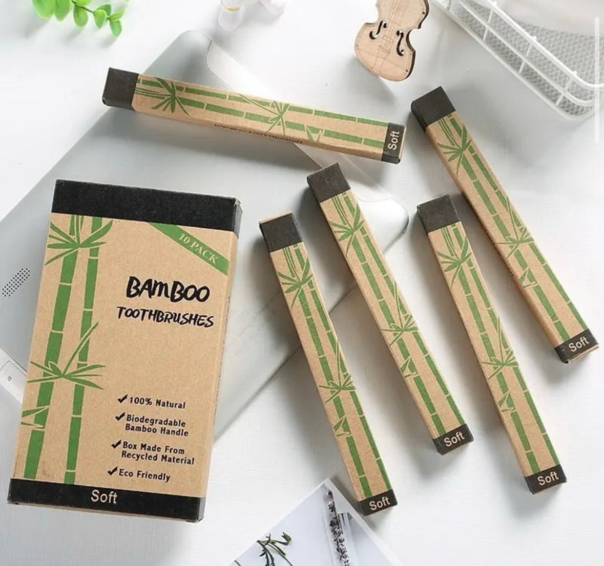 Eco-Friendly Bamboo Toothbrush | Dreamscape