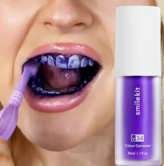 SMILEKIT V34 Purple whitening toothpaste