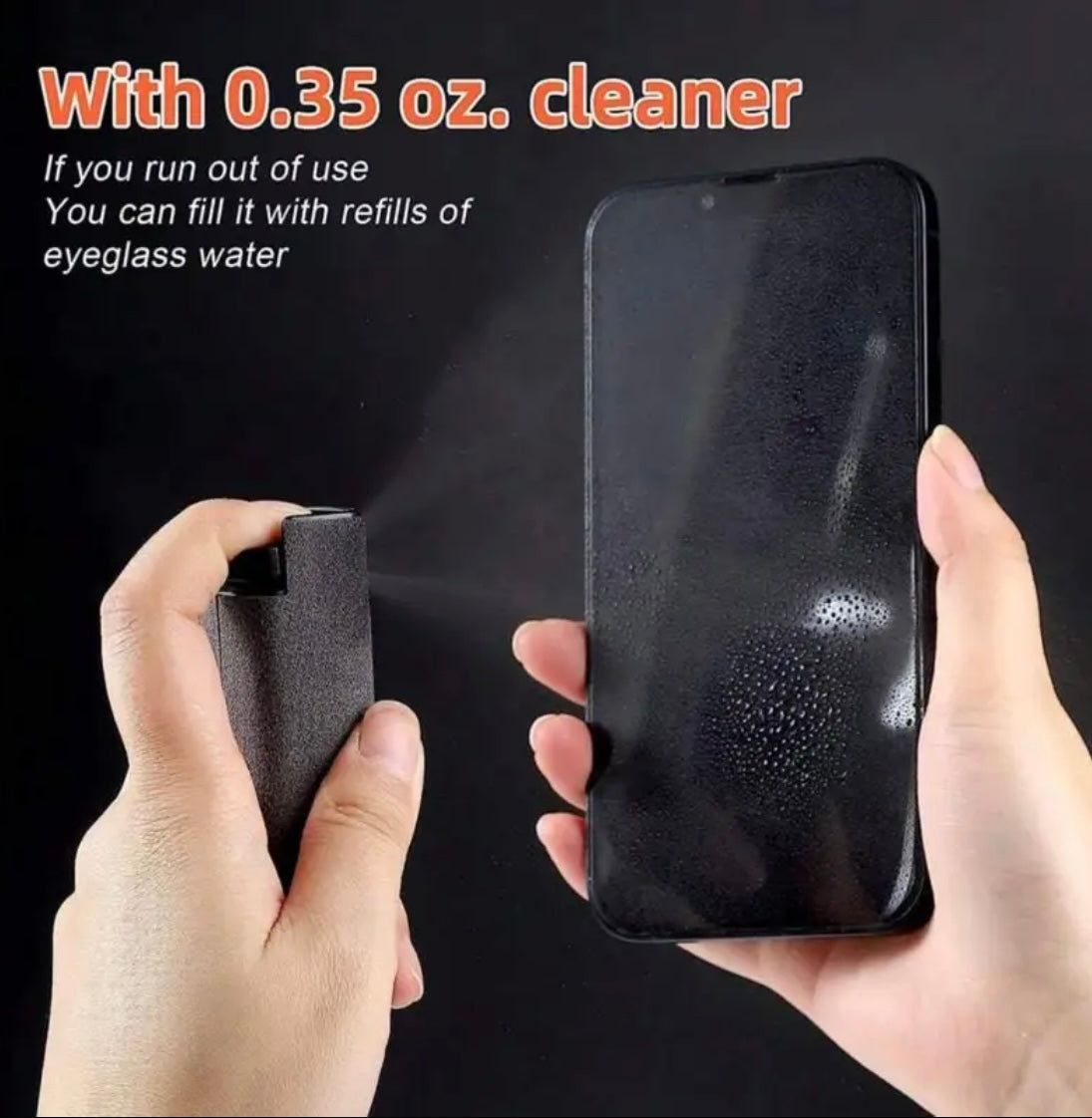 Microfiber Screen Cleaner Spray Bottle | Dreamscape