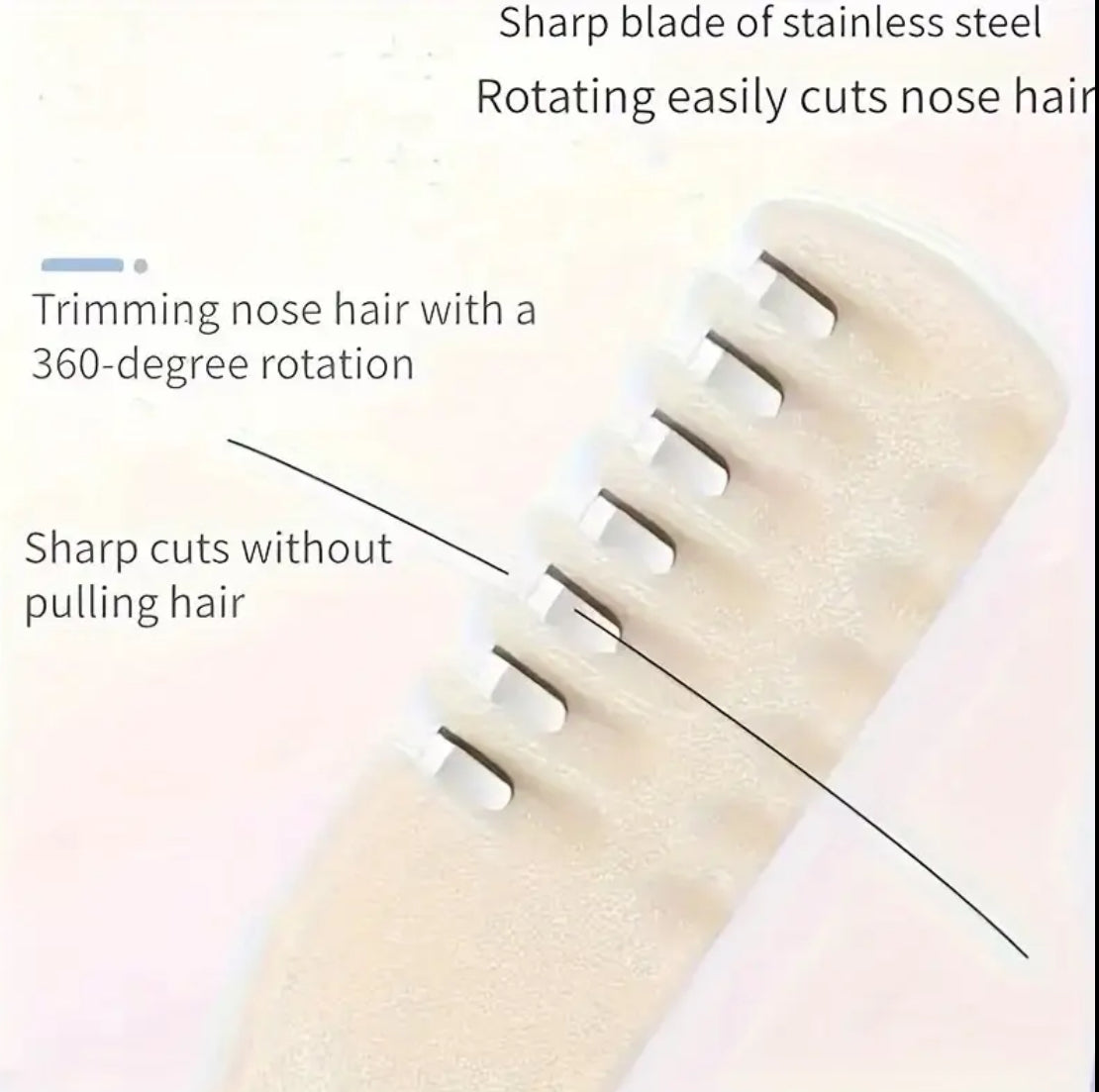 Gentle micro nose hair removal blade | Dreamscape