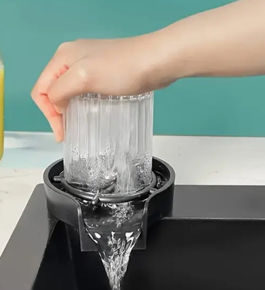 High pressure spray sink cup washer quick cup cleaner