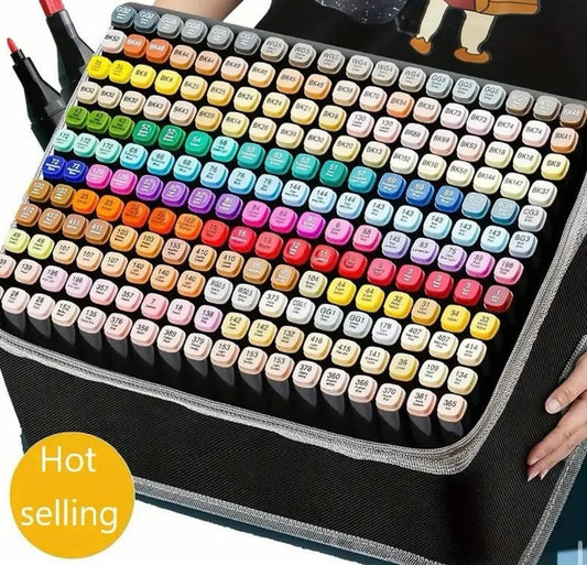 Dual tip alcohol markers 12pcs