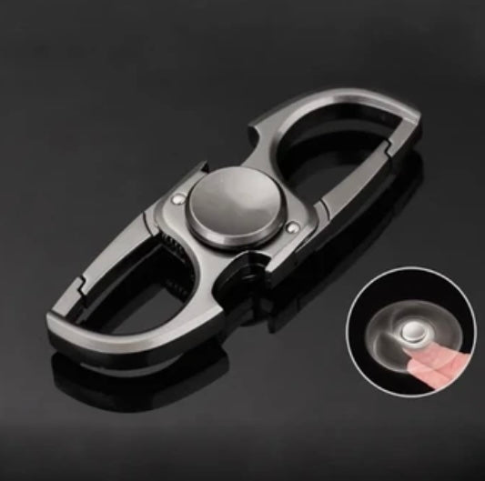 Fidget spinner keychain