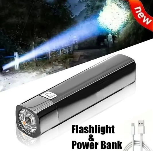 3 modes portable 2 in 1 bright tactical LED flashlight