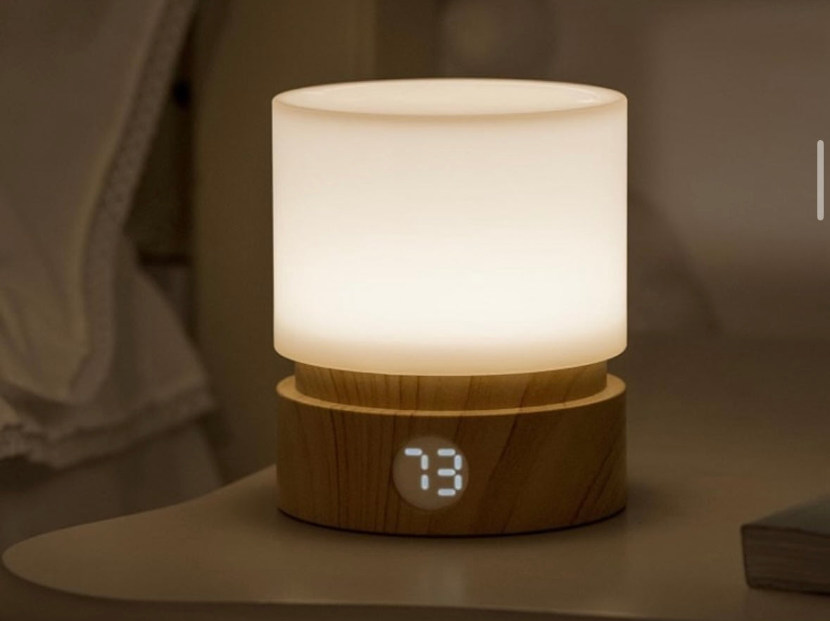 Warm ambient wooden light and decoration