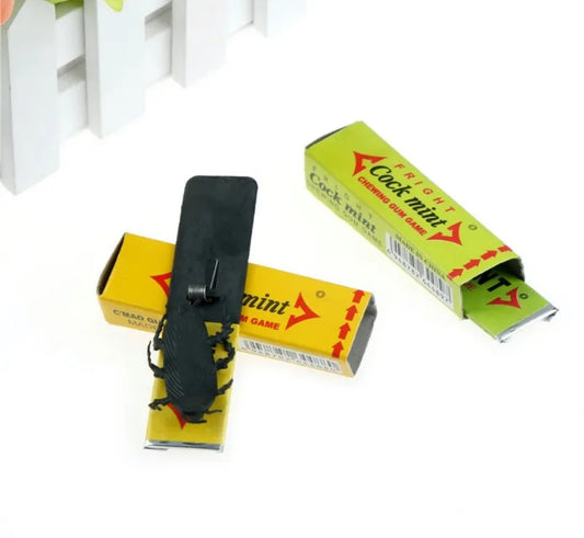 Joke bubble gum package prank