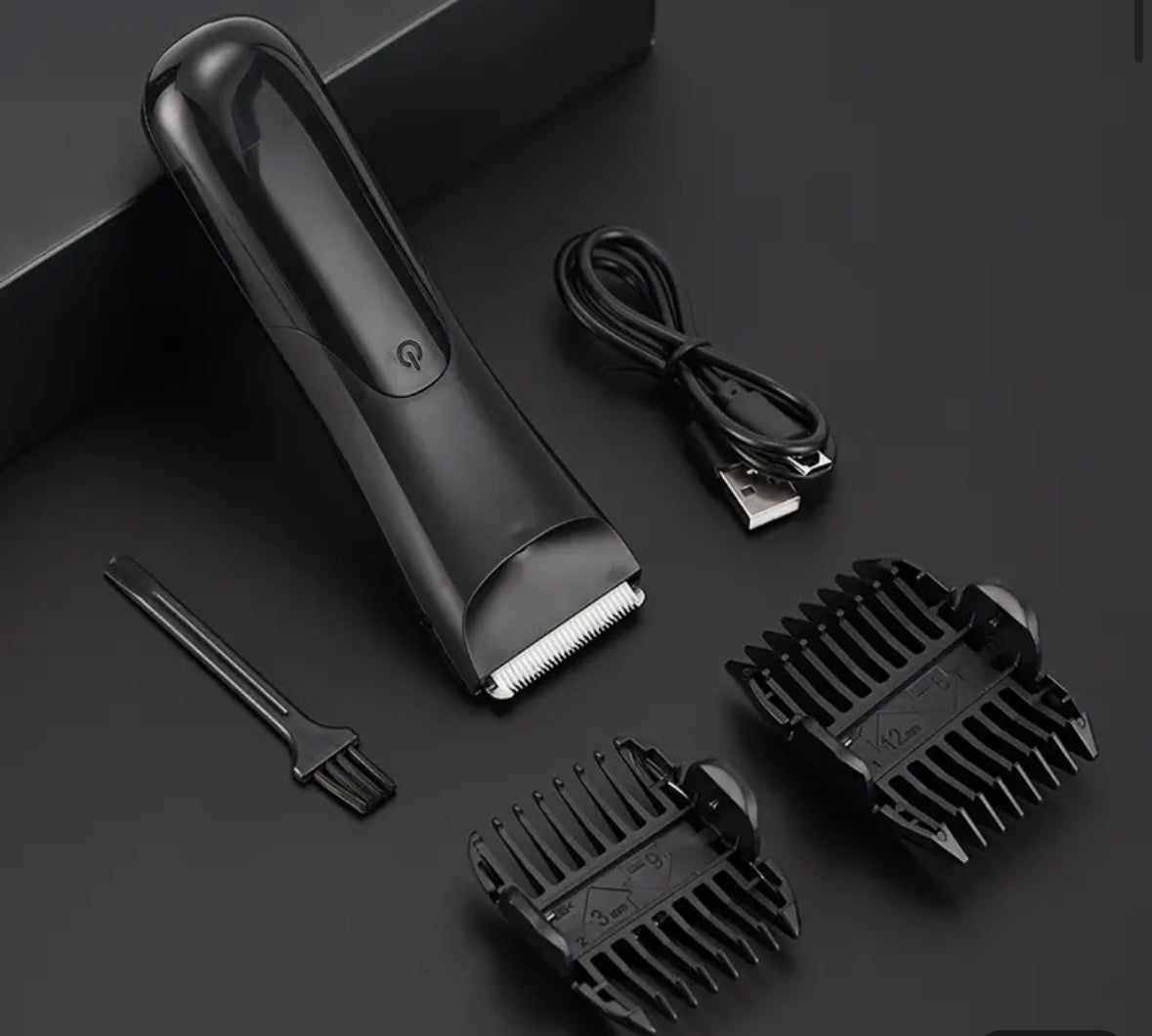 Mens trimmer grooming and hygiene kit