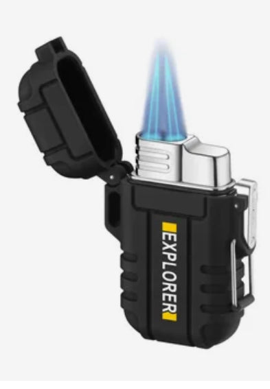 Waterproof blue flame jet lighter
