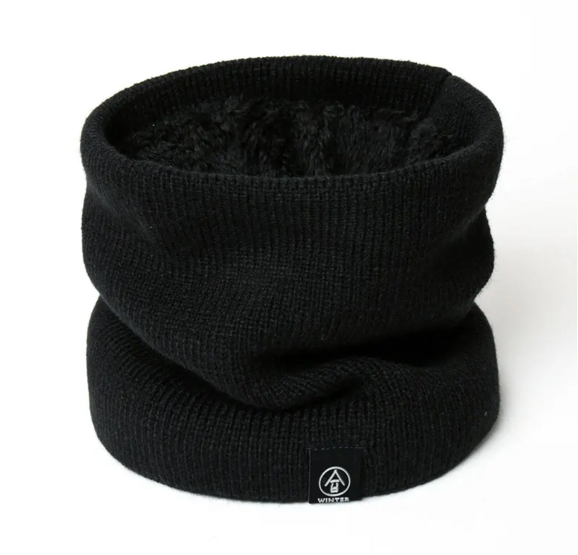 Winter scarf wool knitted neck support