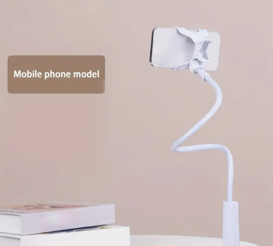 Flexible phone holder clamp and stand