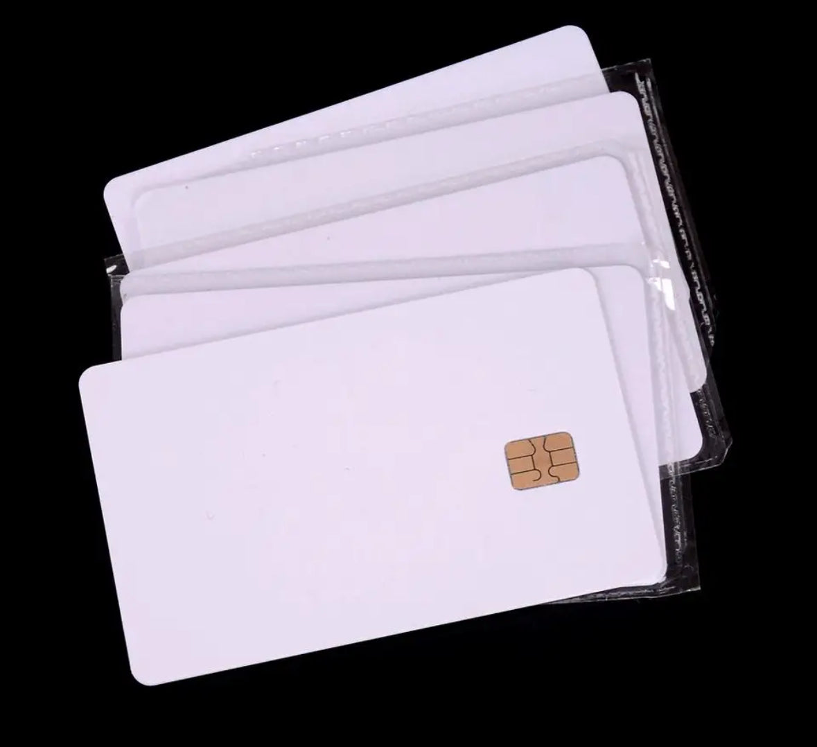 White Contact Sle442 Chip Smart IC PVC card with SLE4442 Chip blank smart card