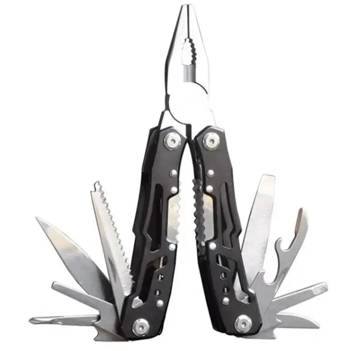 Stainless steel multi tool pliers, knife and more