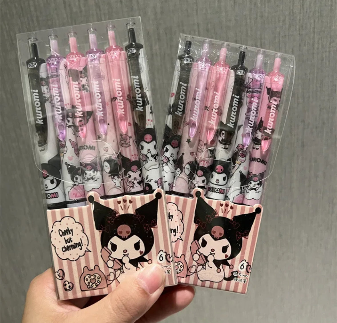 Sanrio gel pens hello kitty 6pcs
