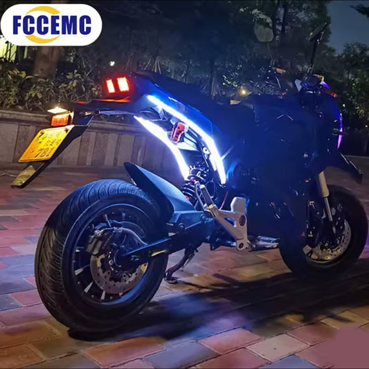 Motorcycle LED strip tail light and waterproof