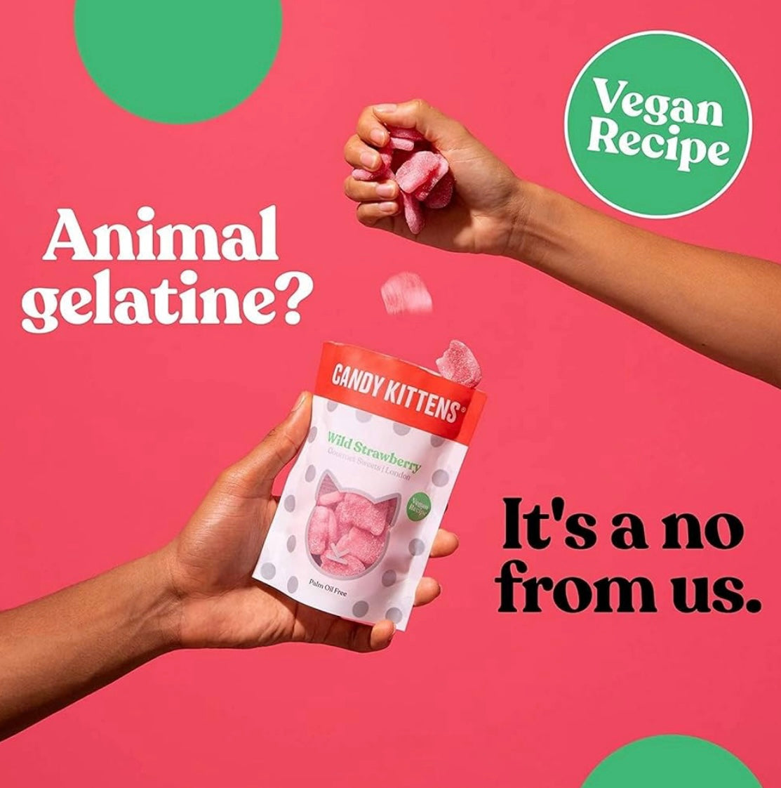 Candy Kittens Wild Strawberry Vegan Sweets | Dreamscape